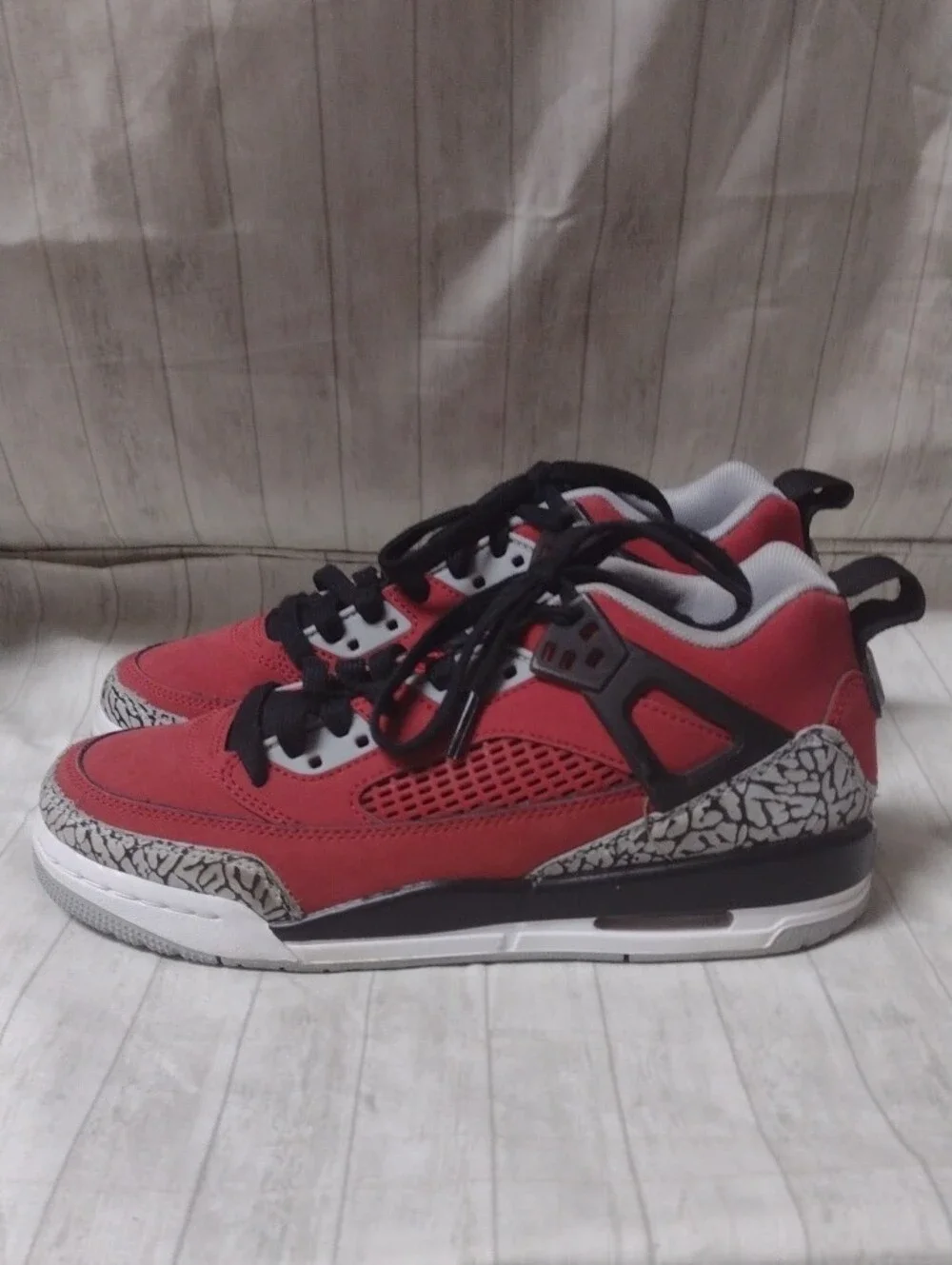 Jordan Boy's Red and Black Athletic Sneakers (J1119)